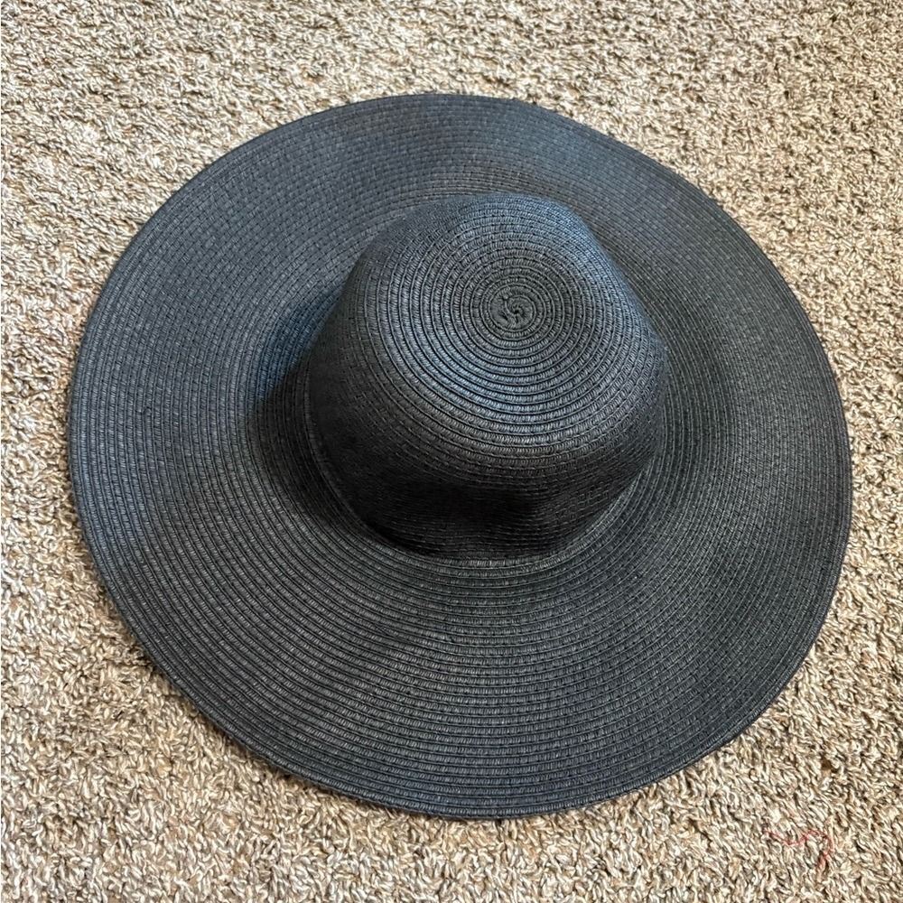 J. Crew Classic Black Sun Hat